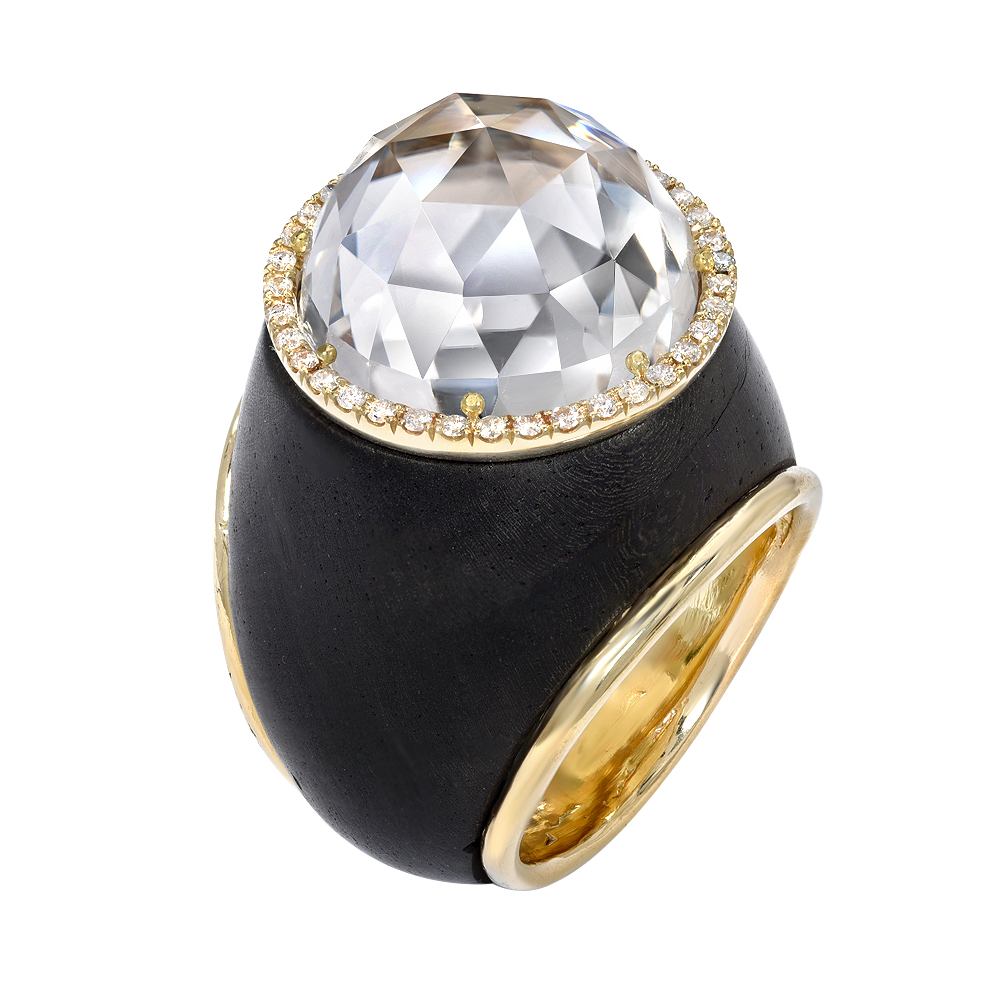 Feral Jewelry LLC | Ebony Crystal Ring